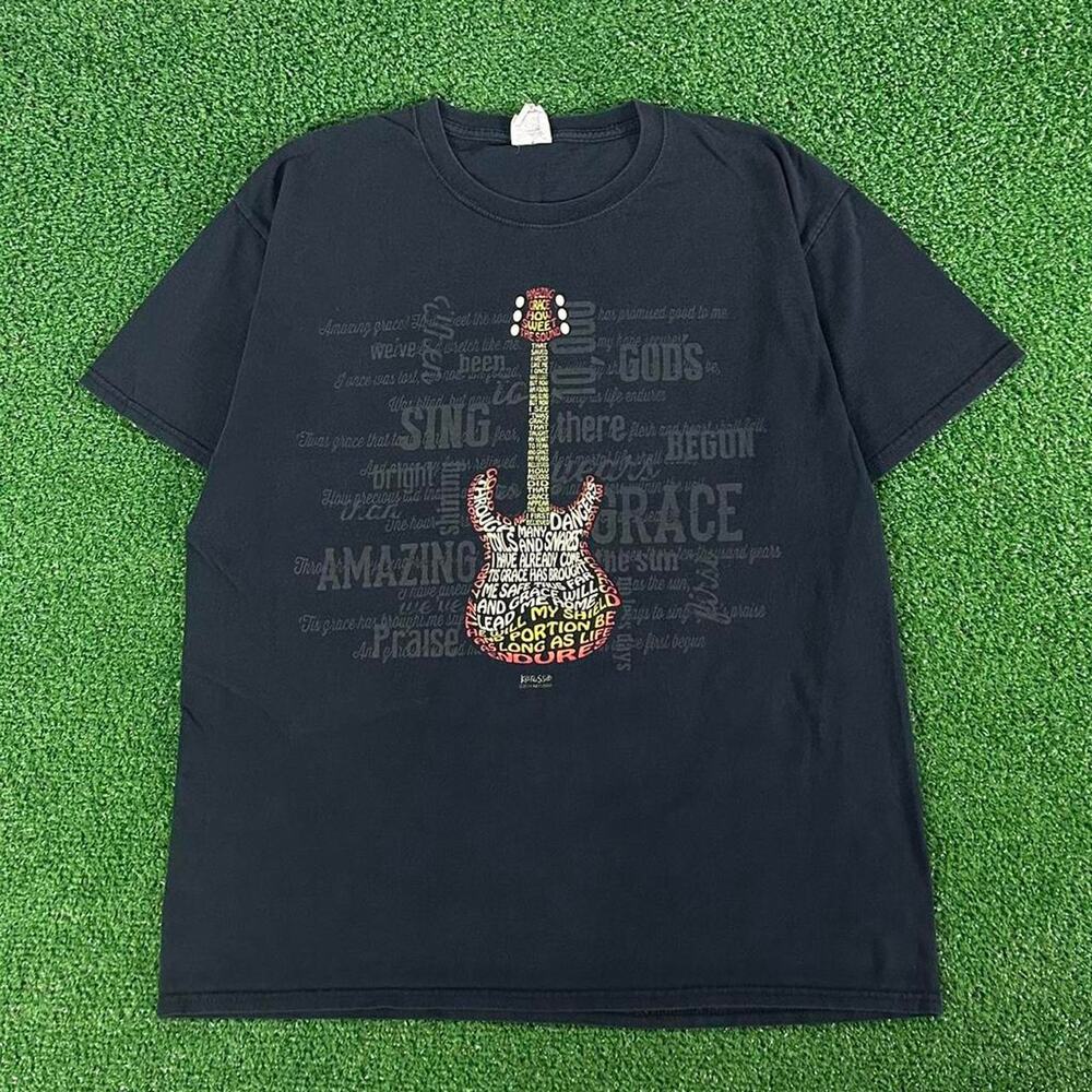 Kerusso Amazing Grace Guitar Quotes Graphic Tshirt